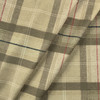 Darvel in 22 | Upholstery Fabric | Tartan in Beige, Ivory, Red, Gray and Taupe | 54 Inch Wide | Medium Weight | 86% Polyester / 14% Cotton | Rioma | By The Yard