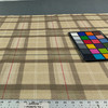 Darvel in 22 | Upholstery Fabric | Tartan in Beige, Ivory, Red, Gray and Taupe | 54 Inch Wide | Medium Weight | 86% Polyester / 14% Cotton | Rioma | By The Yard