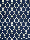 Penelope Emb Indigo Drapery Fabric by P. Kaufmann