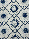 Sol Emb Bluebell Upholstery/Drapery Fabric by P. Kaufmann