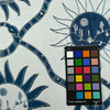 Sol Emb Bluebell Upholstery/Drapery Fabric by P. Kaufmann