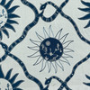 Sol Emb Bluebell Upholstery/Drapery Fabric by P. Kaufmann