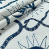Sol Emb Bluebell Upholstery/Drapery Fabric by P. Kaufmann