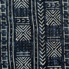 Mali Mud Cloth Indigo Upholstery/Drapery Fabric by P. Kaufmann