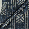 Mali Mud Cloth Indigo Upholstery/Drapery Fabric by P. Kaufmann