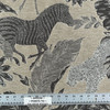 Jungle Life Anthracite Upholstery Fabric by Golding