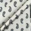 Simple Stamp Charcoal Upholstery/Drapery Fabric by P. Kaufmann