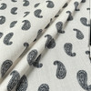 Simple Stamp Charcoal Upholstery/Drapery Fabric by P. Kaufmann