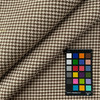 Kurt in Chocolate | Upholstery Fabric | Houndstooth in Brown and Ivory | 54 Inch Wide | Heavy Weight | Cotton Blend | Ralph Lauren | By The Yard