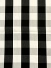 Tasman Plaid Ebony Outdoor Upholstery Fabric by Outdura/Sattler