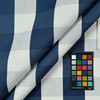 Tasman Plaid Indigo Outdoor Upholstery Fabric by Outdura/Sattler