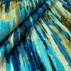 Seminole Paint Brush Blue Velvet Upholstery Fabric by Ralph Lauren