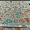 What The Shell Turquoise Upholstery Fabric