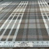 Cashmere Plaid | Upholstery Fabric | Large Scale Plaid in Brown, Cream, and Grey | Heavyweight | Ralph Lauren | By the Yard