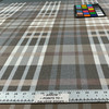 Cashmere Plaid | Upholstery Fabric | Large Scale Plaid in Brown, Cream, and Grey | Heavyweight | Ralph Lauren | By the Yard