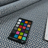 Big Chevron Denim Outdoor Upholstery Fabric by Sunbrella