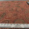 Tartufo 07 | Upholstery Fabric | Paisley, Floral and Textured in Beige, Orange, Red | 54 Inch Wide | Medium Weight | Polyester / Cotton Blend | Rioma | By The Yard