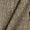 Allesandro in Mocha | Chenille Upholstery Fabric |  Textured Stripes in Brown and Taupe | 54" Wide | Heavy Weight | By The Yard