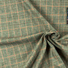 Angus 09 | Upholstery Fabric | Checks / Plaids in Green, Orange and Beige | 54 Inch Wide | Medium Weight Fabric | 86% Polyester / 14% Cotton | By The Yard