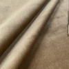 Apollo in Tan | Velvet Upholstery Fabric | Solid Sandy Tan | Heavyweight |  54" Wide | By the Yard