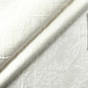 DELANO in WHITE | Upholstery Fabric | Mattelasse Floral in White | 54 Inch Wide | Medium Weight | Cotton Blend | By The Yard