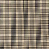 HEAVY PLAID POLY BLACK & TAN