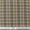 HEAVY PLAID POLY BLACK & TAN