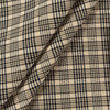 HEAVY PLAID POLY BLACK & TAN