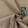 Rizzo in Club | Velvet Upholstery Fabric | Microfiber Velvet in Speckled Black / Tan | Heavyweight | 54" Wide | By the Yard