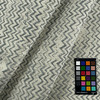 Teya in Cloud | Chenille Upholstery Fabric | Chevron in Blue-Grey and Cream Off-White | 54" Wide | Heavy Weight | By The Yard