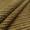 Rockband in Olive | Chenille Upholstery Fabric | Stripes in Green and Brown | 54" Wide | Heavy Weight | By The Yard
