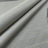 STANTON in SMOKE | Drapery Fabric | Cottage Check / Diamond Design in Grey / Ivory / Green | 54 Inch Wide | Light Weight | 100% Polyester | By The Yard