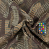 Alpine in Chocolate | Upholstery Fabric | Black, Ivory, Red, Tan, Brown and Bronze | 54 Inch Wide | Medium Weight | Common Upholstery Blend | By The Yard