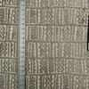 Tribal in Gray | Upholstery Fabric | Velvet Chenille in Grey and Off-White | 54" Wide | Heavy Weight | By The Yard