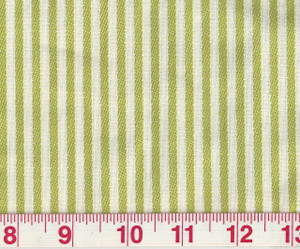 Good Lookin' Stripe CL Sprout Upholstery Fabric by  P Kaufmann
