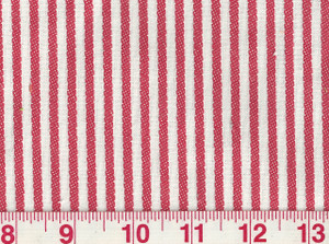 Good Lookin' Stripe CL Melon Upholstery Fabric by  P Kaufmann