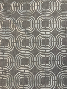 Chain Reaction Sterling Upholstery/Drapery Fabric by P. Kaufman