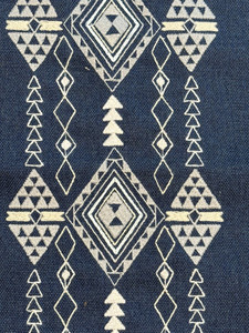 Tuareg Midnight Outdoor Upholstery Fabric by Sunbella