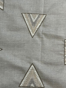 Get To The Point Pebble Outdoor Upholstery Fabric by Sunbrella