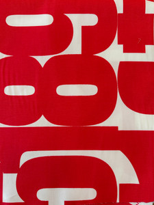 Numbers 01 Upholstery Fabric by Rioma