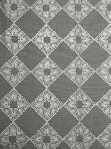 Lewis Silver Upholstery/Drapery Fabric by Millcreek/Swavelle