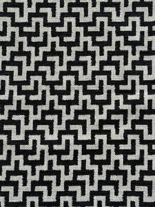 Kenya 916 Ebony Ivory Upholstery/Drapery Fabric by Covington