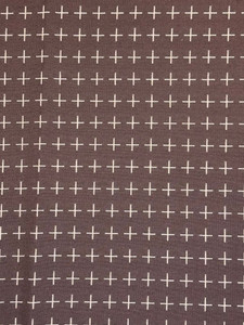 Plus Grid Cherry Outdoor Upholstery Fabric by Sunbrella