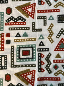 Geoscape Emb. Papyrus Upholstery/Drapery Fabric by P. Kaufmann