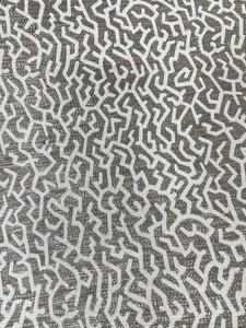 Silver Maze Upholstery Fabric by P. Kaufmann