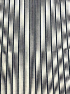 Paltun Stripe Navy Upholstery/Drapery Fabric by P. Kaufmann