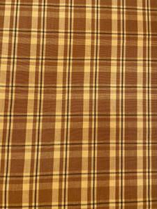 Monega Check Bittersweet Upholstery/Drapery Fabric by Clarence House