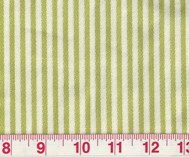Good Lookin' Stripe CL Sprout Upholstery Fabric by  P Kaufmann