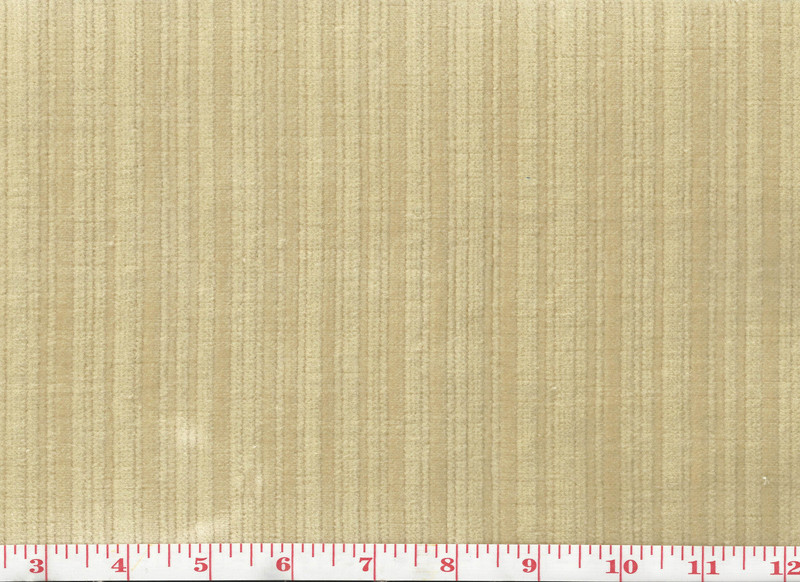 Otello CL Beige Linen Velvet Upholstery Fabric by Clarence House