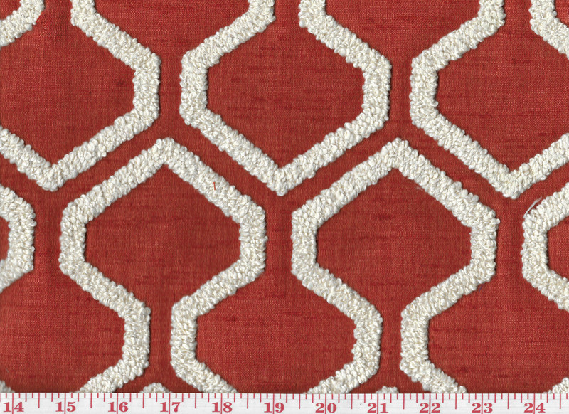 Raw Edges CL Paprika Upholstery Fabric by  P Kaufmann